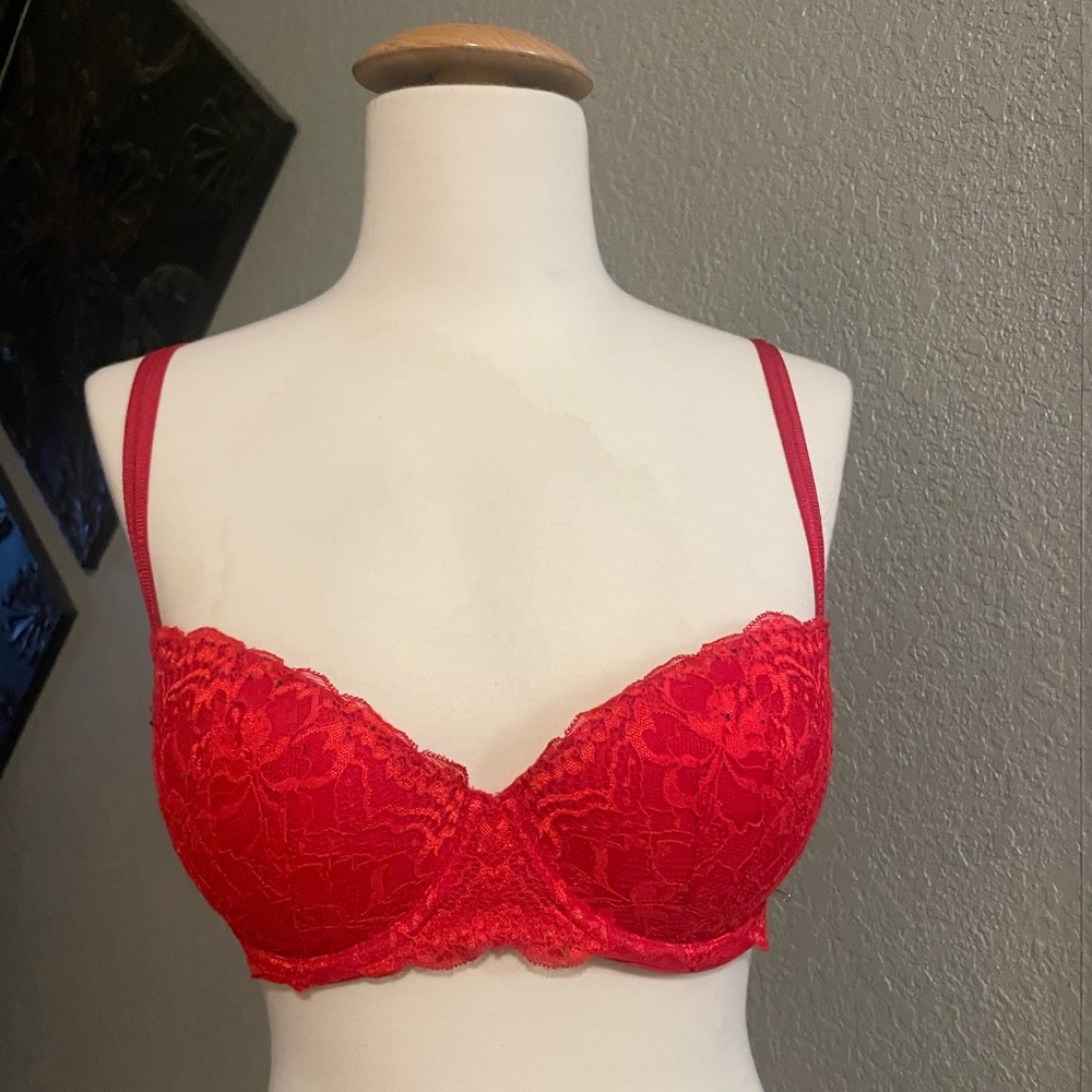 Victoria’s Secret PINK 34D Red Bra